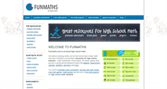 Desktop Screenshot of funmaths.com